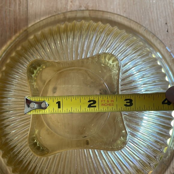 Vintage Federal Glass Amber/ Yellow Bowl - Picture 9 of 10